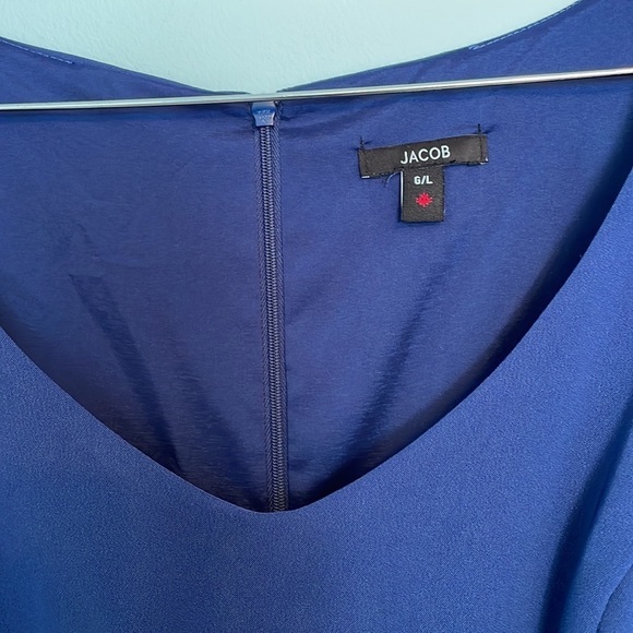 Jacob Purple Midi Dress - Picture 4 of 8